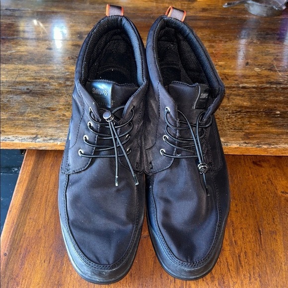 Swims EUC George Chukka BootsWaterproof Mens Size 10 US Triple Black Color-way‎ main image 4